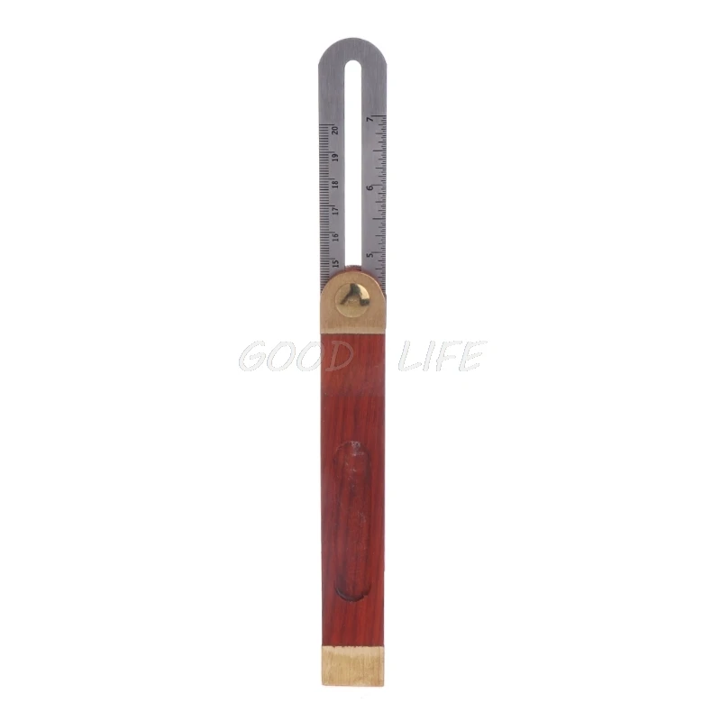 

Angle Rulers Gauges Tri Square Sliding T-Bevel With Wooden Handle Level Measuring Tool wooden marking gauge