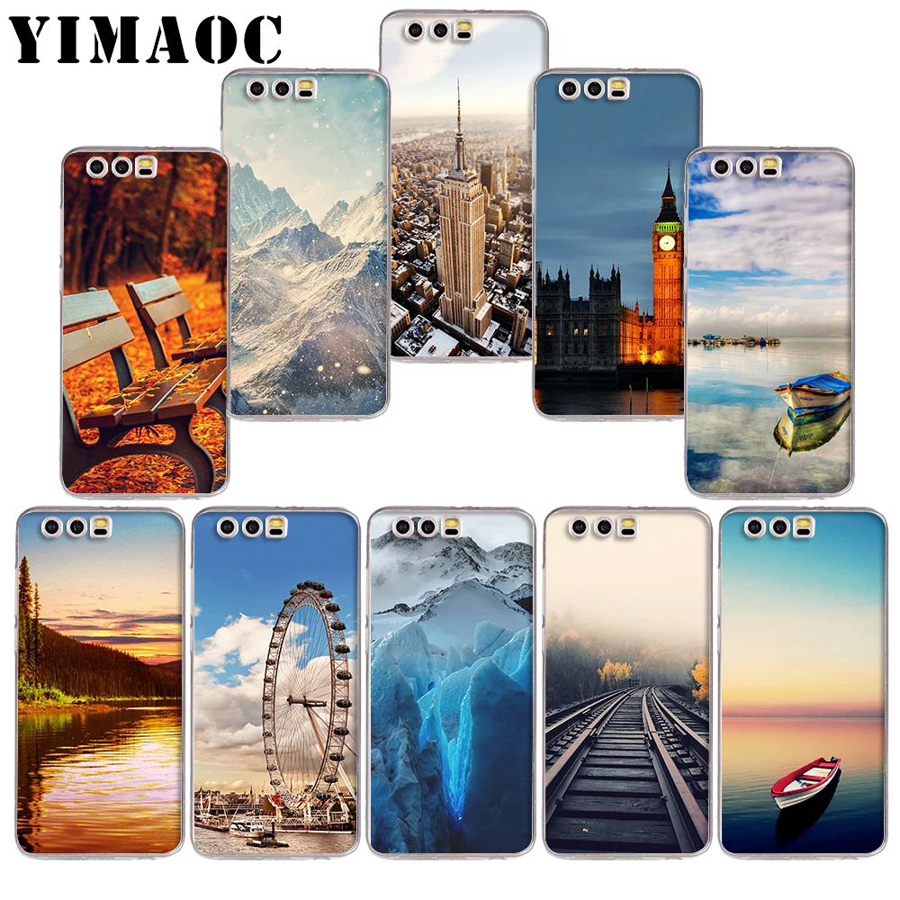 

YIMAOC 251z Scenery Snow landscape Soft TPU Case for Huawei Honor 10 9 lite 7A Pro 7C 7X 8X Nove 3 3i