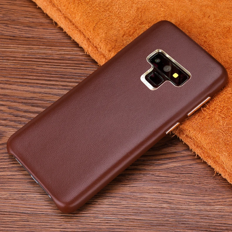 Чехол для samsung Note 9, роскошный тонкий мягкий чехол из натуральной кожи, противоударный чехол для телефона samsung Note 9, чехол