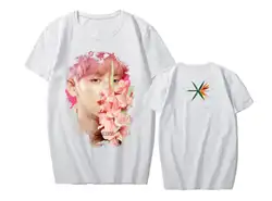 Exo формальный 4-й альбом войны футболка BaekHyun же пункт Футболка kpop Корейская одежда harajuku рубашка уличная