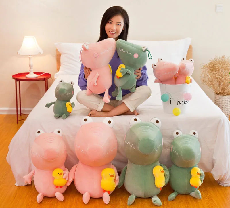 1pc 25/35/45cm Simulation Crocodile Plush Toys Stuffed Soft Animals Plush Cushion Pillow Doll Home Decoration Gift for Baby