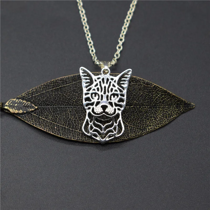 Elfin Trendy Bengal Cat Necklaces Gold Color Silver Color Cat Jewellery