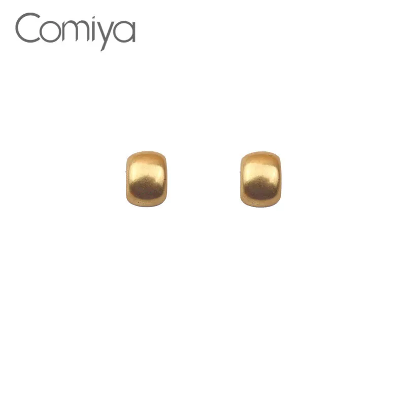 Comiya, серьги-гвоздики для женщин, золотой цвет, цинковый сплав, аксессуары, корейские aros, индийские ювелирные изделия, Mujer Brincos Femme, свадебные серьги
