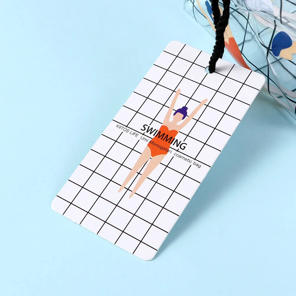 Fashion PVC Transparent Cute Makeup Bag Cartoon Character Pattern Candy Color Women Travel Sundries Cosmetic Cases