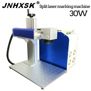 

JNHXSK 30W fiber laser metal marking machine used for aluminum gold silver brass engraving raycus laser engraver machine