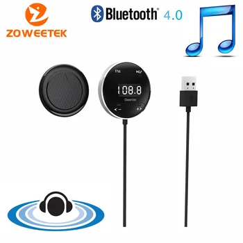 

Original Zoweetek GB01 New Hot Handsfree Bluetooth Car Kit with FM Transmitter Function for Listening to Music Answering Call