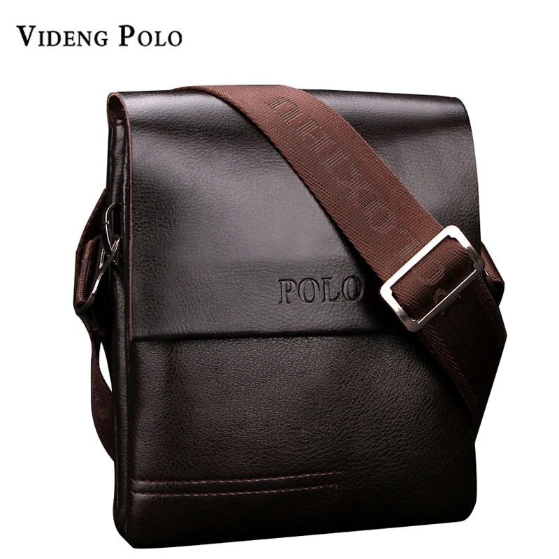 

VIDENG POLO 2017 Famous Brand High Quality Mens Leather Messenger Bags Casual Business Man Bag Crossbody Shoulder Bag Bolsas