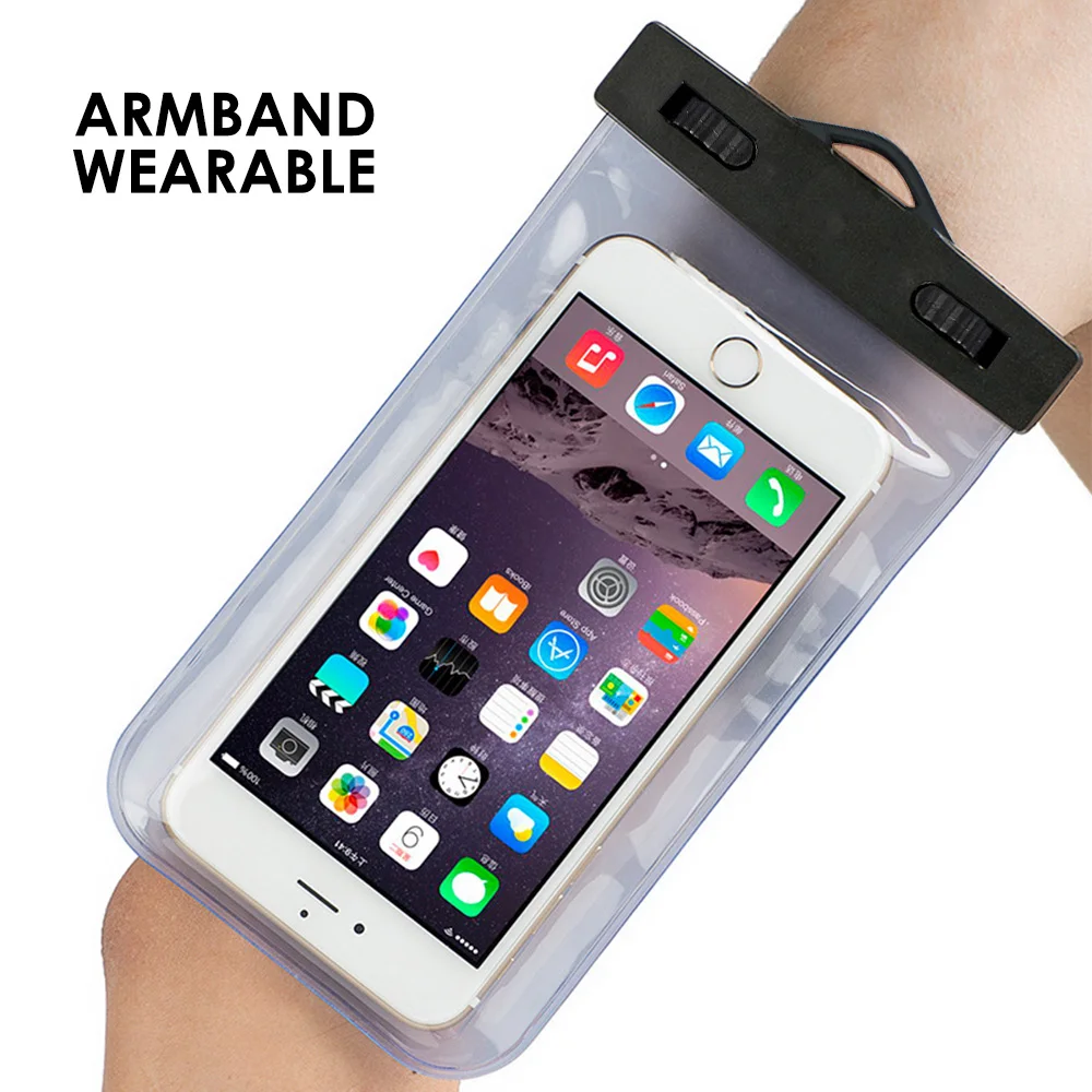 Swimming Armband Universal Smartphone Waterproof Bag for iPhone Samsung