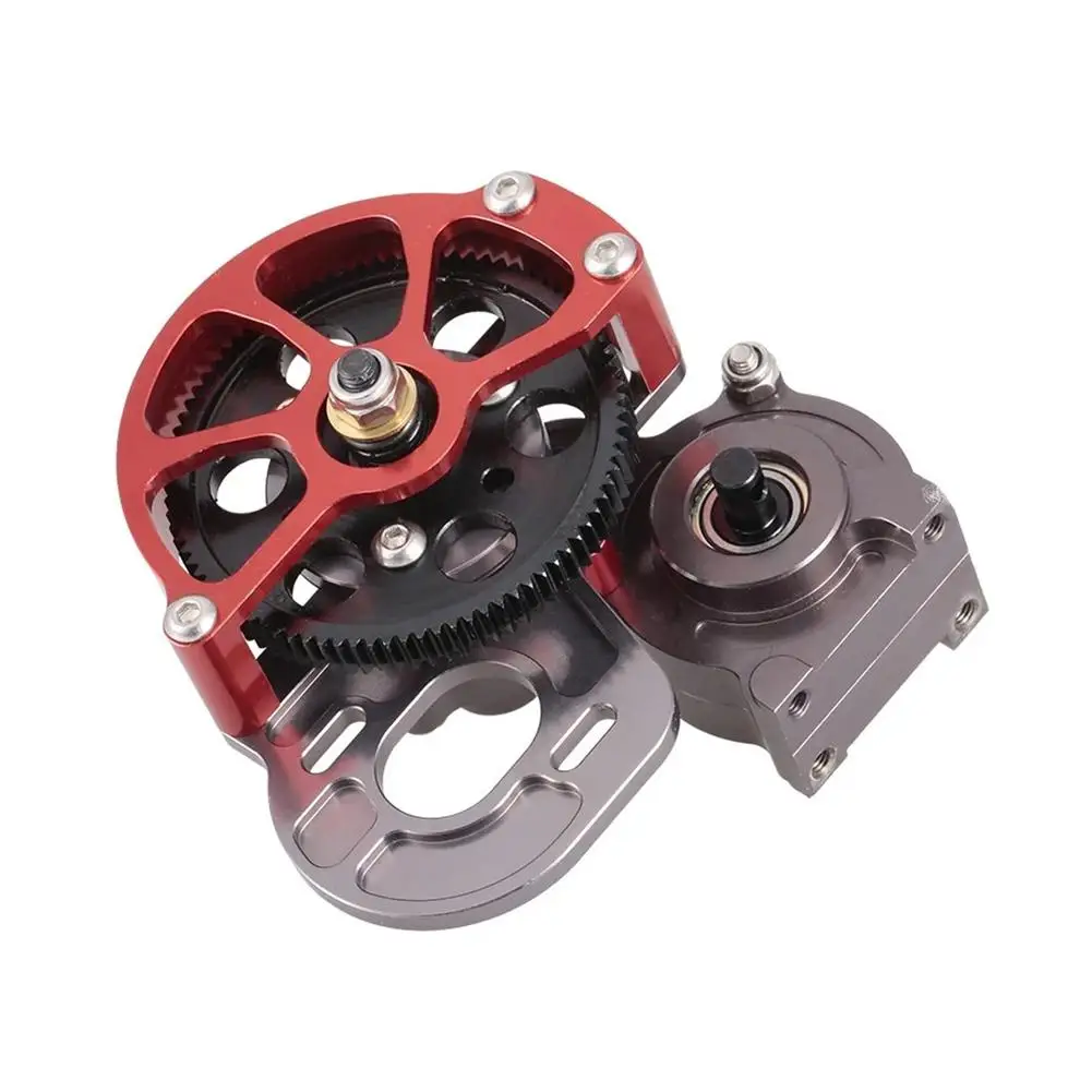 

RC 1/10 Aluminum Gearbox AXIAL SCX10 RC4WD REDCAT ALUMINUM COMPLETE ASSEMBLED TRANSMISSION GEARBOX WITH HD STEEL GEAR SET