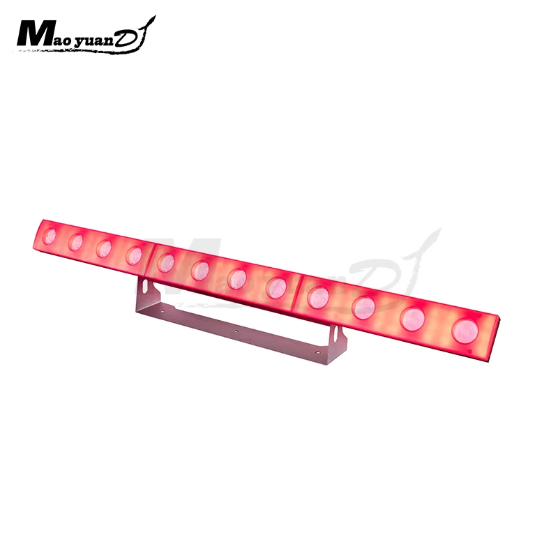 

12X3W 2in1 effect wall washer bar each LED can controller beam bar