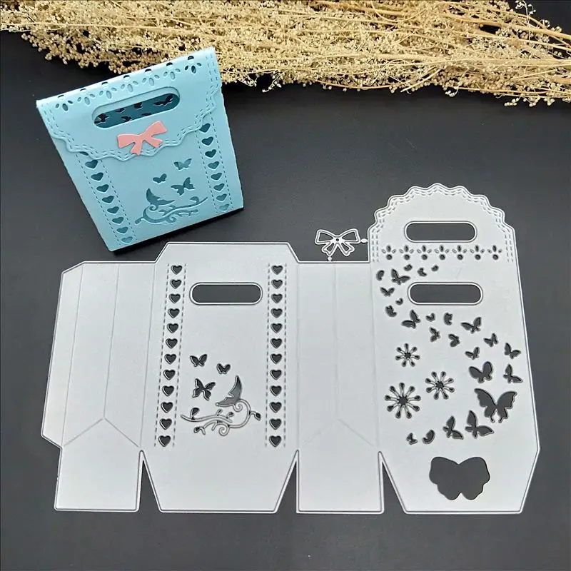 Large Size Metal Cutting Dies Candy Gift Wedding Box For Scrapbooking