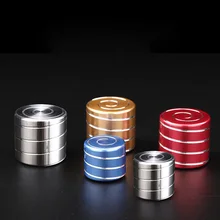 Кинетические настольные игрушки из меди/алюминиевого сплава декомпрессия гипноза поворотный гироскоп отпечаток пальца взрослого металла игрушки для детей подарок