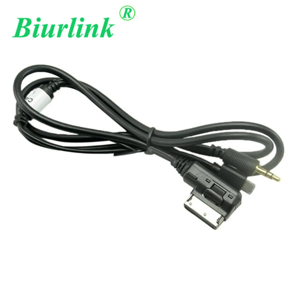Biurlink AMI медиа-в Lightning Кабель для зарядки с адаптером для Audi A3 A4 A5 A6 A8 Q7 для iPhone 5 5C 5S 6 6 Plus