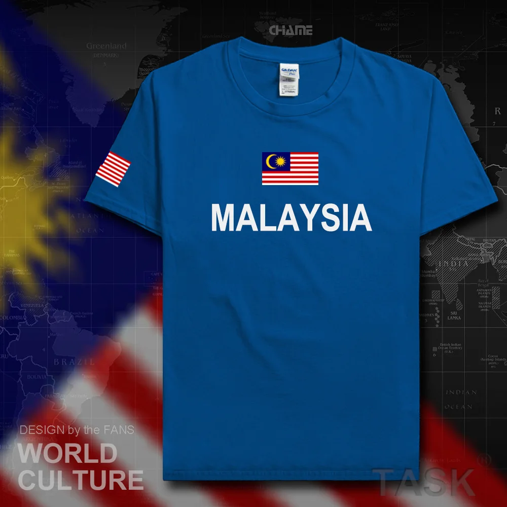 Malaysia men t shirt Malaysian 2017 jerseys nation team tshirt 100