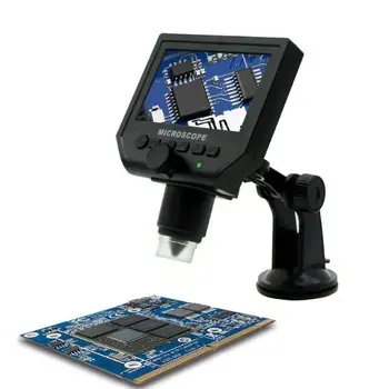 

Free shippnig 1~ 600X Portable Digital Electronic Microscope with 4.3" HD OLED Screen for Phone PC motherboard repair