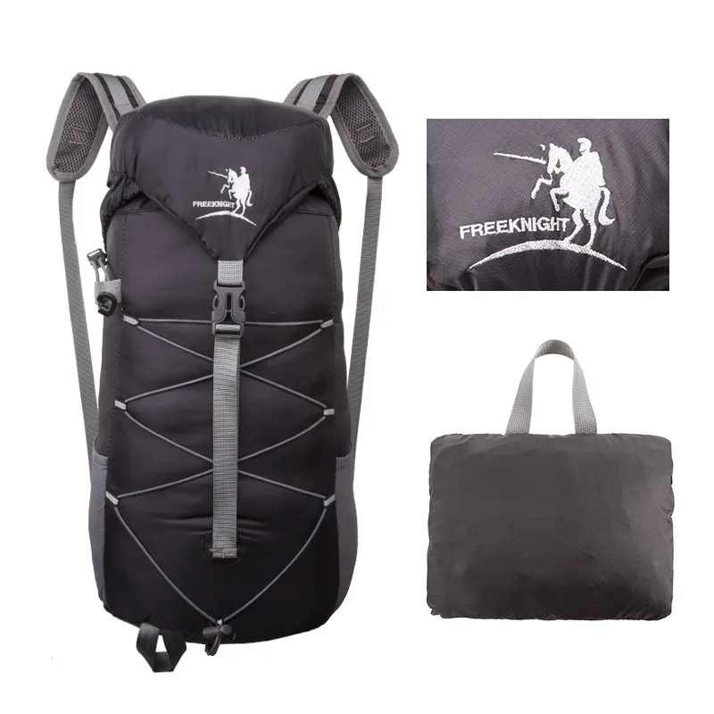

30L Unisex Ultralight Waterproof Nylon Outdoor Folding Backpacks FreeKnight Soft Climbing&Hiking Backpacks 5 Colors Sport Bags