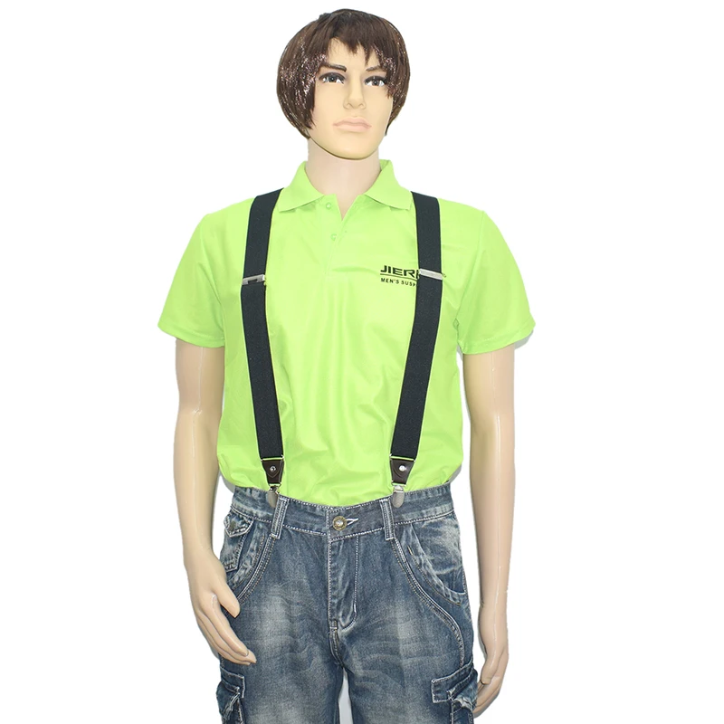 

Mens Womens Unisex Clip-on Suspenders Elastic Y-Shape Adjustable Braces Colorful suspensorio suspensores para hombre tirantes