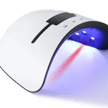 36 Вт УФ-лампа светодиодный светильник для ногтей Сушилка для ногтей для всех гелей лак для солнца лампа Сушилка инфракрасного зондирования таймер жидкокристаллический смарт-дисплей маникюр