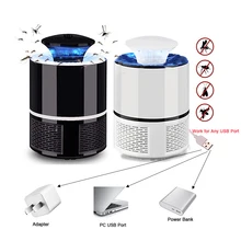 Противомоскитная лампа-убийца USB электрическая анти-ловушка для насекомых светодиодный ночник Жук ловушка для насекомых Zapper Killer огни Отпугиватель вредителей радиационный