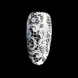 Бесплатная доставка DIY ногтей Вода Переводные картинки с дизайнерскими кружевными цветочками переводные наклейки для ногтей Art Наклейки