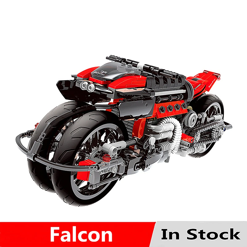 

Technic Series MOC Motorcycle Kit Model Set Building Blocks Bricks Educational Toys For Children