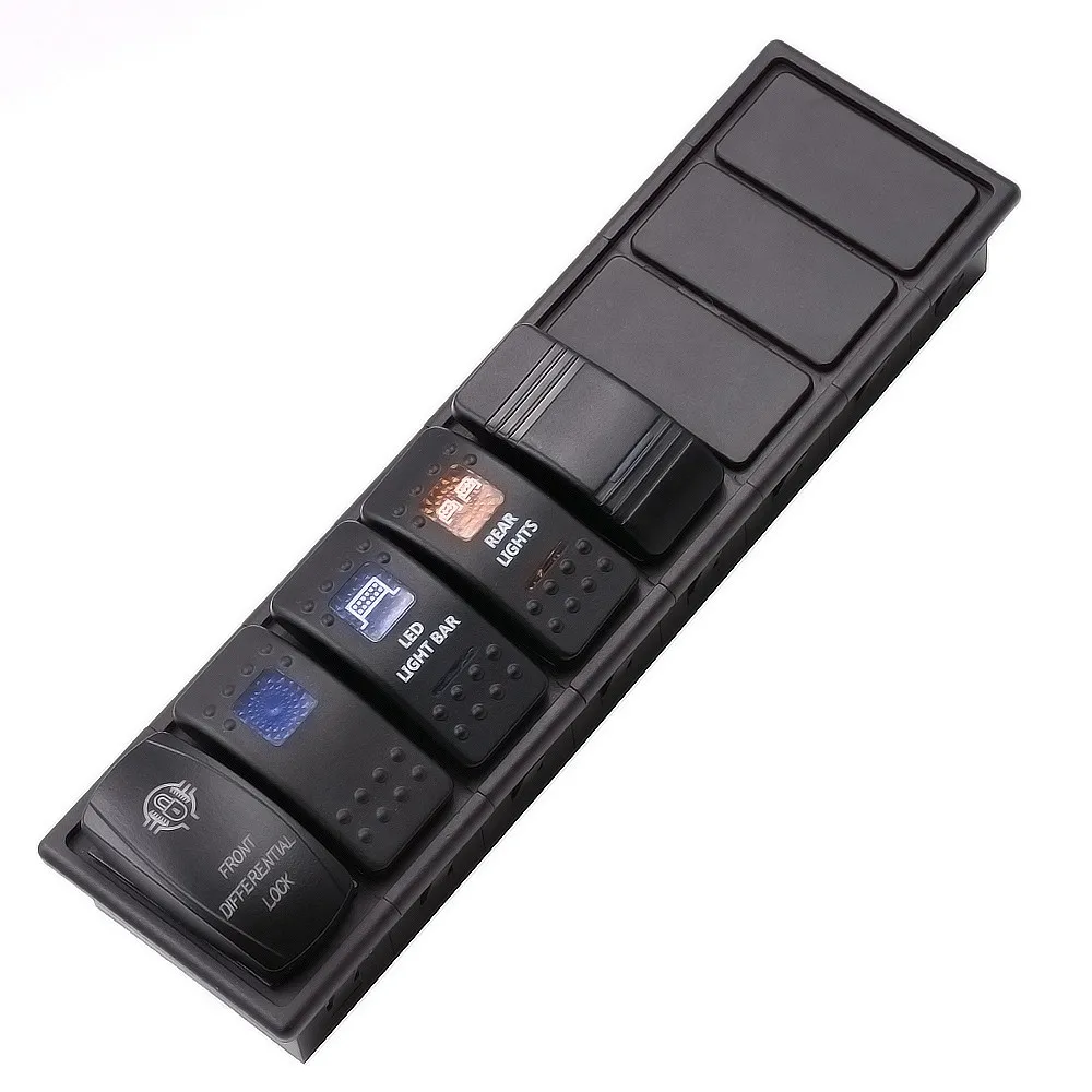 

CARPRIE 8 Gang Rocker Switch Housing Clip Panel Assembly Holder FOR ARB Carling drop shipping