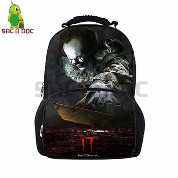 

Nightmare Penny Wise It Backpack School Bags for Teenage Boys Girls Laptop Backpack Women Men Large Capacity Travel Bags