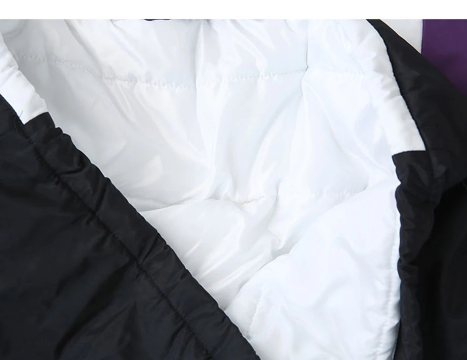 Aelfric Eden Винтаж Цвет блока лоскутное куртки-пуловеры мужские хип-хоп Вышивка ветровка зимняя куртка уличной FC01
