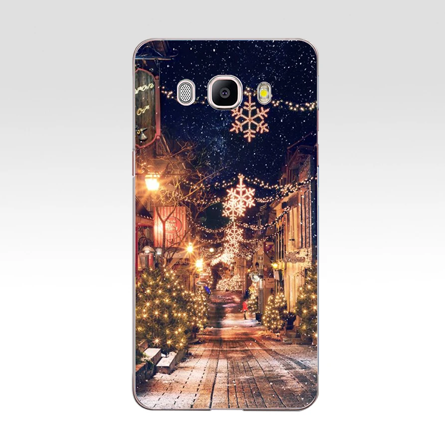 131 ZX Рождественская елка новогодний ТПУ Мягкий силиконовый чехол для Samsung Galaxy j3 J5