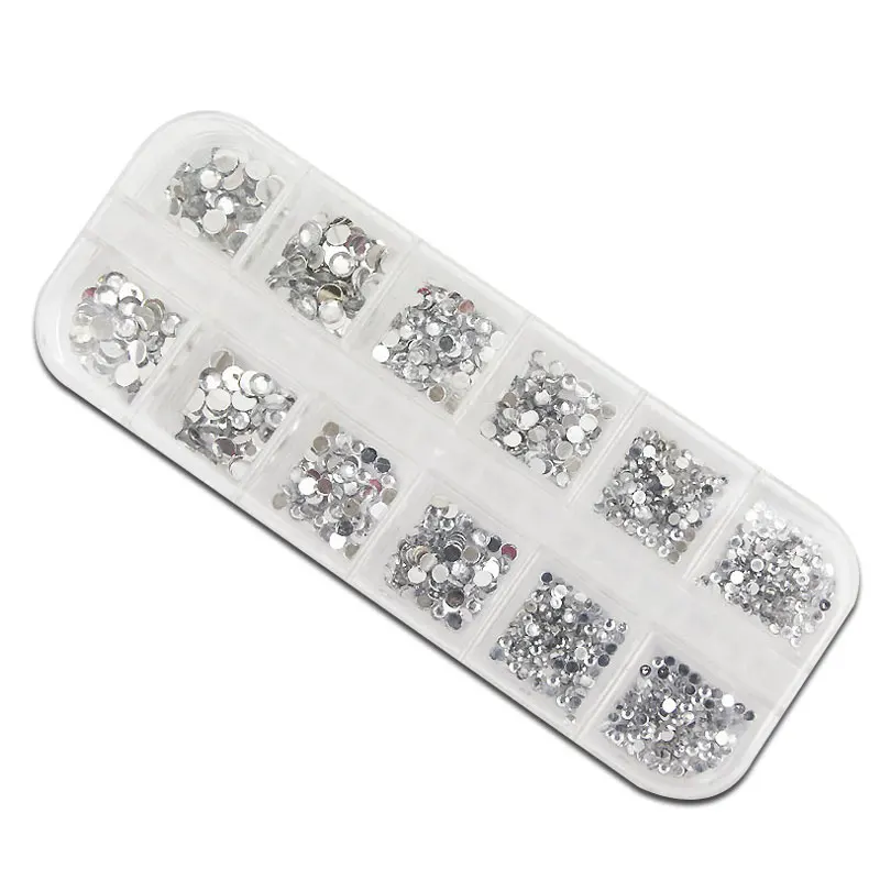 

LF 800Pcs Mixed Acrylic Rhinestone For Nail Stickers Needlework FlatBack Scrapbooking Decoration DIY Embellishments Accessories