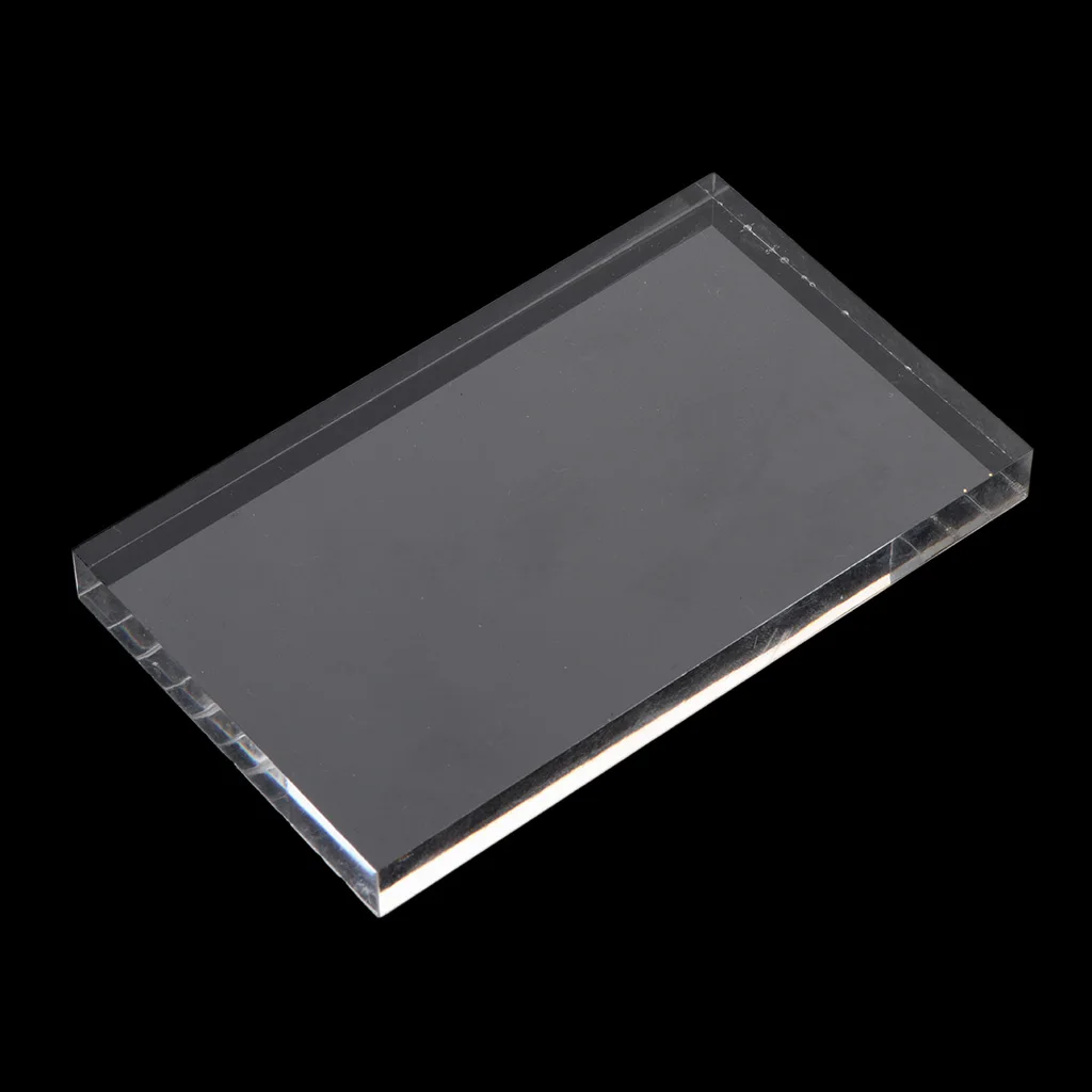 

Clear Acrylic Block Stamp Blocks Stamping Scrapbooking Craft Tool 10x6cm