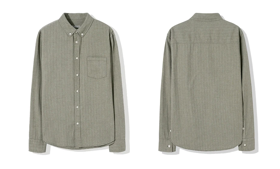 Markless, осенняя повседневная мужская рубашка, чистый хлопок, одноцветная рубашка с длинным рукавом, camisa masculina chemise homme CSA8522M
