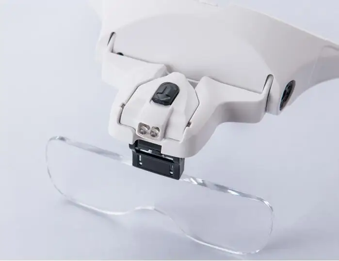 

(1x,1.5x,2x, 2.5x, 3.5x) LED Light Magnifier Glasses Eyelash Extension Magnifying Glasses Hand 5 Lenses Magnifier Spectacles