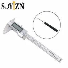 Discount! Digital Vernier Caliper Stainless Steel Metal Casing Electronic Caliper Gauge With Free Gift Mini Screwdriver 150mm