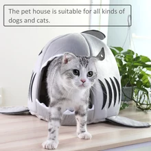 Домик для домашних животных и кровать мягкий маленький домик для домашних животных Теплый домик-палатка для собак Акула высококачественный хлопок маленькая собака кошка кровать Конура продукт для домашних животных