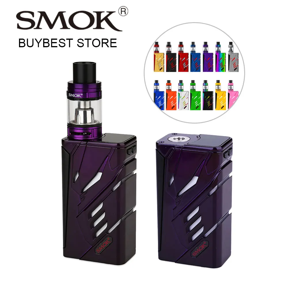 100 Original 220W SMOK T Priv TC Vape Kit With 5ml TFV8 Big Baby Tank Atomizer