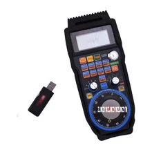 1 шт. беспроводной Маховик Mach3 MPG для ЧПУ Mac. Mach 3,4 axis USB Ручной Блок промышленный пульт дистанционного управления