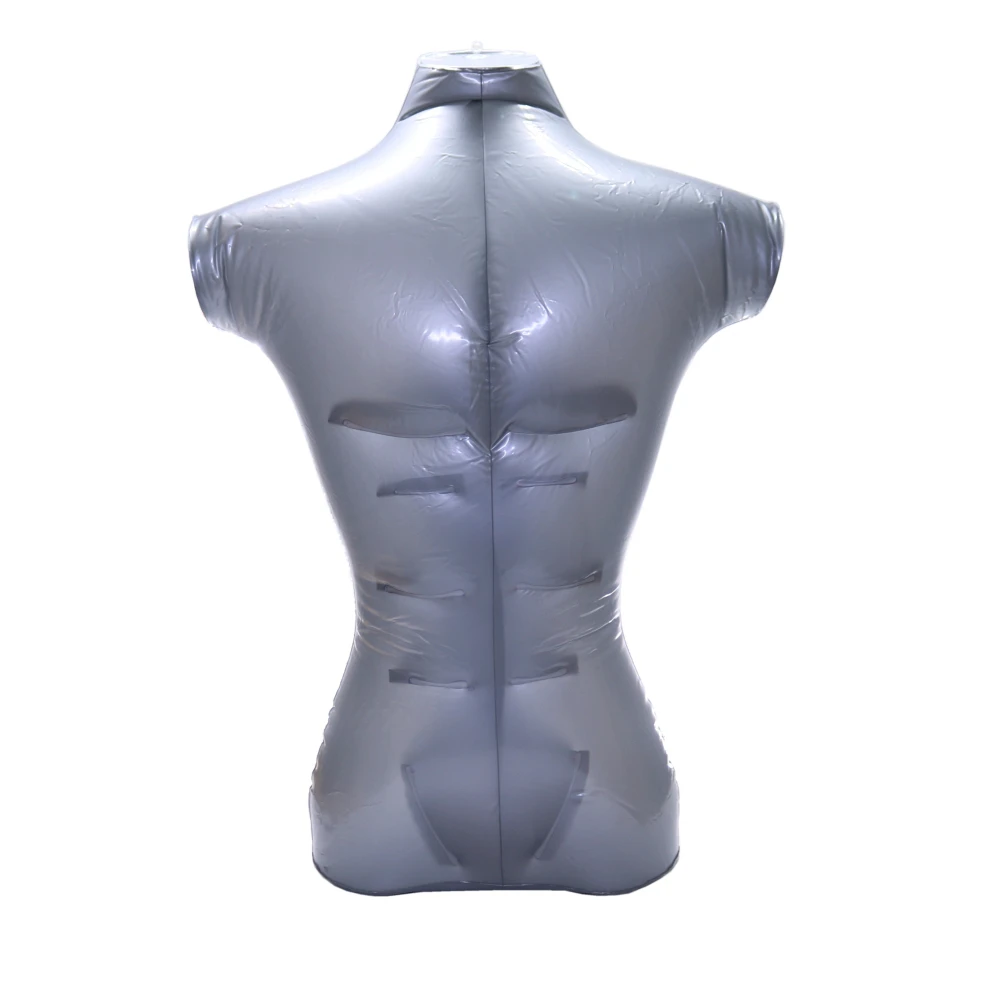 2017 New PVC Mannequin Plastic Male Inflatable Men Torso Form Mannequin