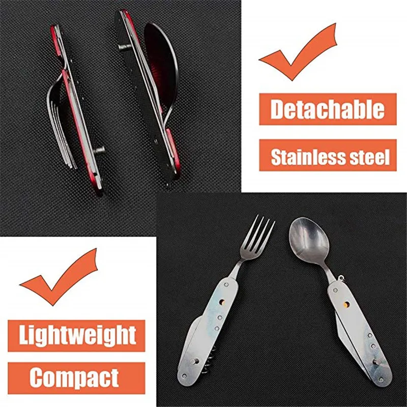 Folding Knife Fork Spoon7