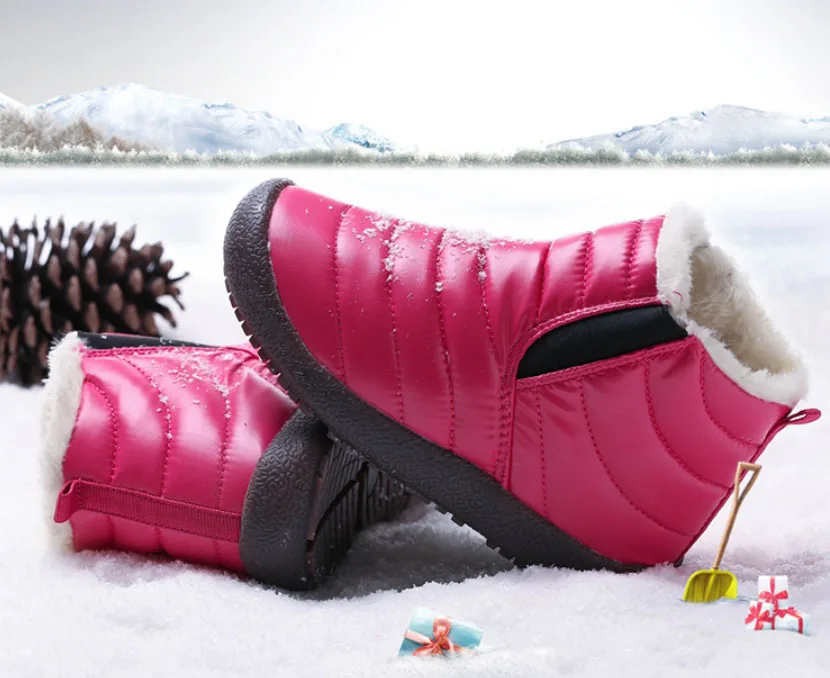Waterproof children's snow boots-28