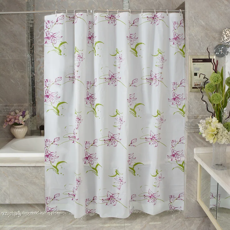 

high quality The new PEVA thickening waterproof mildew bath curtains bathroom cut off curtains bathroom shower curtains simple