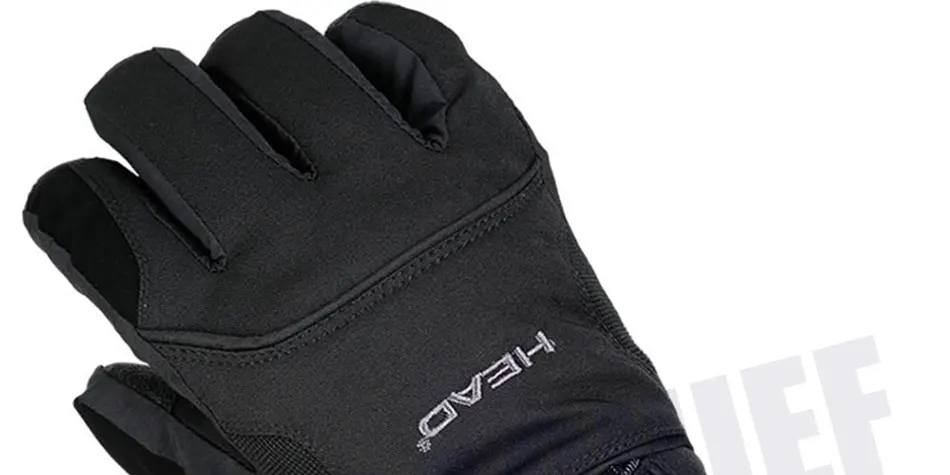 Durable Waterproof Unisex Warm Fleece Snow Gloves Display 6