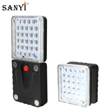 Мощный 28 светодиодный фонарик портативный прожектор Магнитный рабочий свет контрольная лампа аварийный прожектор AA