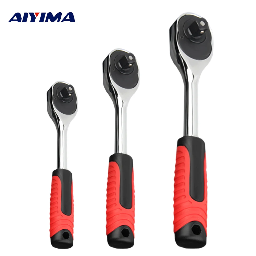 

3Pcs/set 24 Teeth Wrench 1/4" 3/8" 1/2" Steel Torque Ratchet Auto Quick Release Professional Labor Saving Sockets Tools
