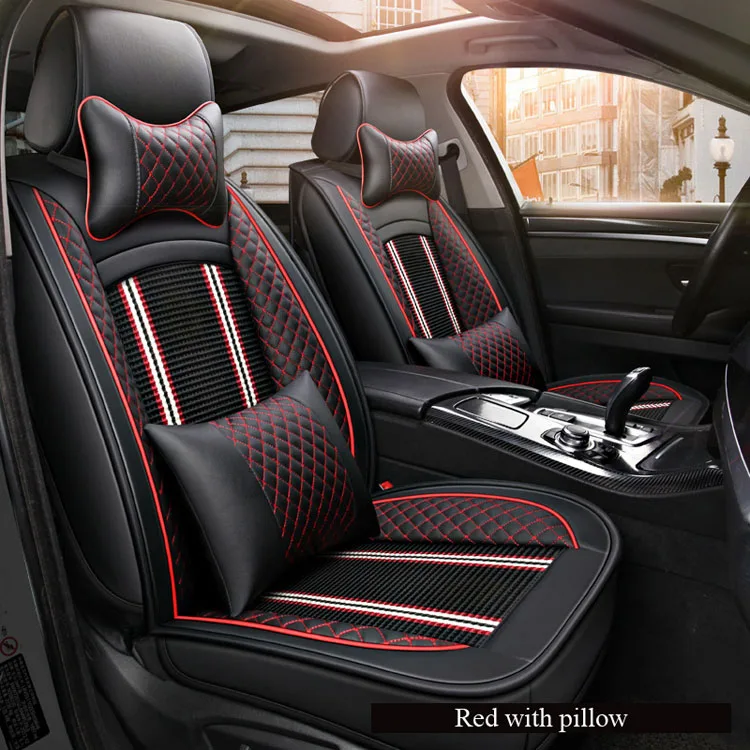 Red car seat cover1