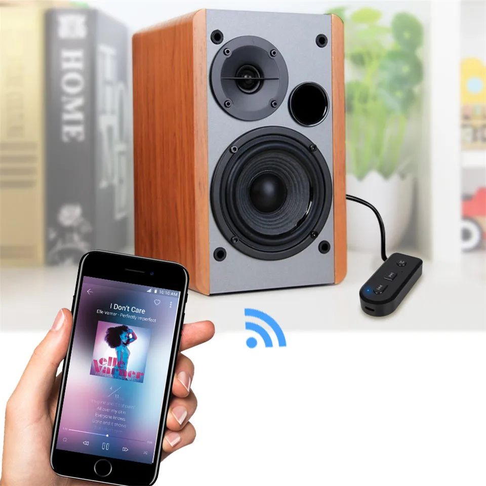Wireless Aux Bluetooth Receiver 3.5mm Jack Audio Bluetooth Aux Adapter Music Receiver Support IOS Siri For iphone Ipad Headphone (3)
