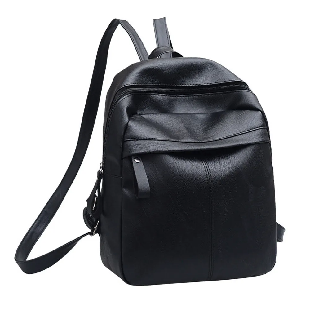 Las mujeres Mochila de cuero de la PU de moda estudiante escuela Negro Bolsa de hombro viaje Mochilas para chicas adolescentes mujeres mochila Mochilas Las mujeres Mochila de cuero de la PU de moda estudiante escuela Negro Bolsa de hombro viaje Mochilas para chicas adolescentes mujeres mochila Mochilas