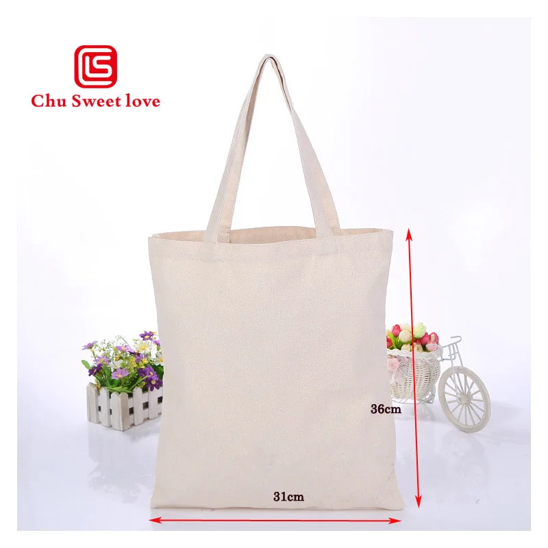 

Cotton canvas bag green portable shopping bag student casual shoulder bag can print pattern logo personality cotton bag