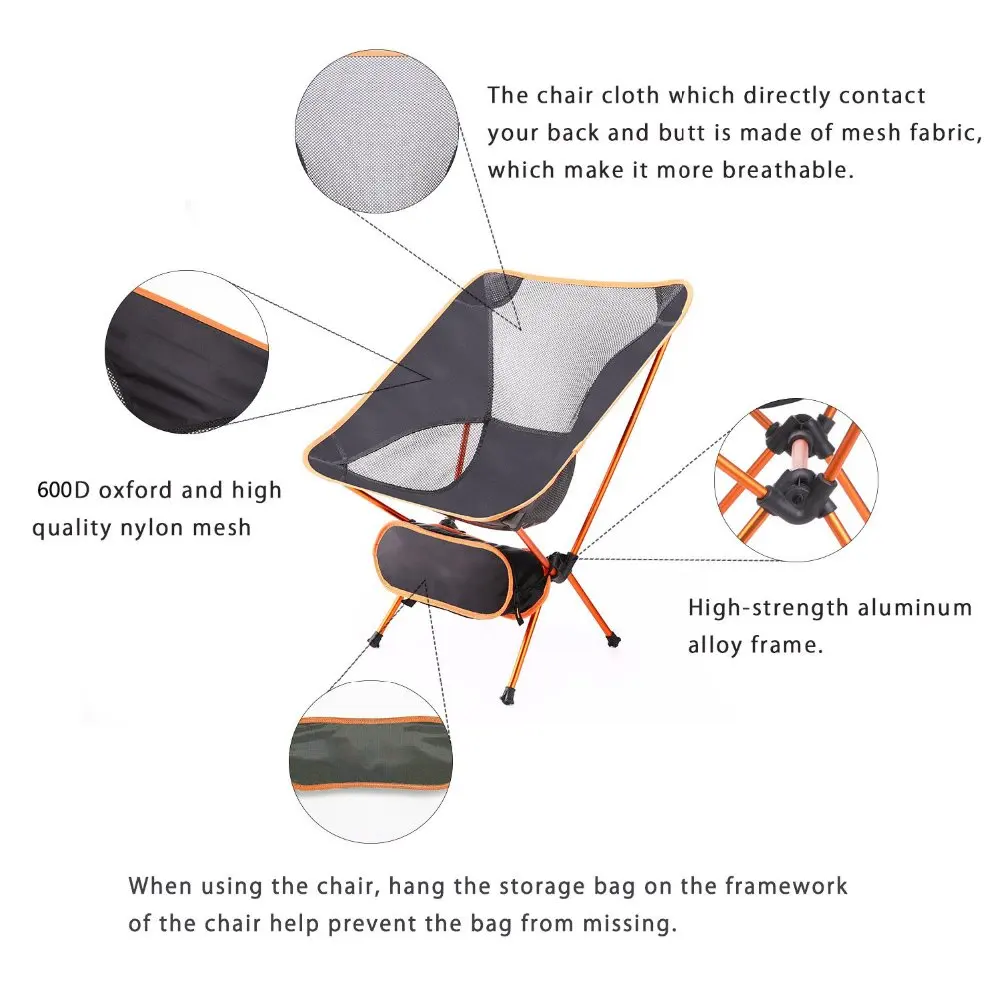 Современный открытый пляжный походный стул для пикника рыболовные стулья складные кресла для сада, кемпинга, пляжа, путешествий, офисных стульев