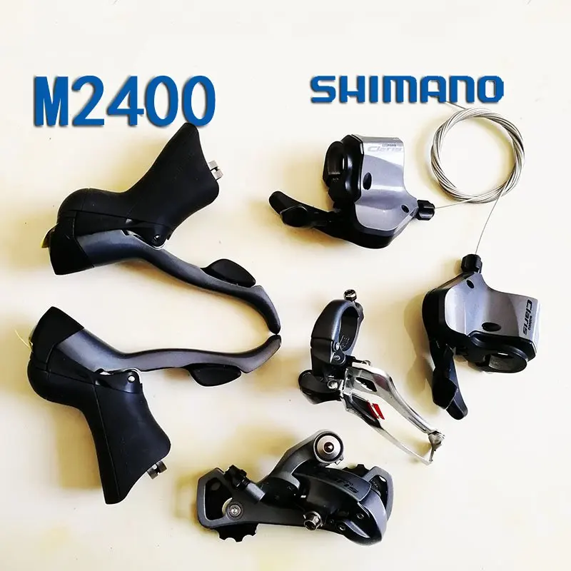 

Shimano 2400 Bicycle Derailleur 9S 27S Road Bike Derailleur Shifter+Front Derailleur+ Rear Derailleur Groupset